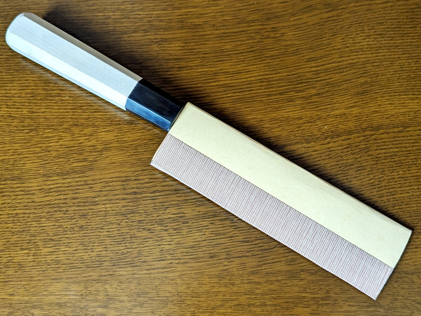 Enami Hamono Blue Steel #2 Kurouchi Santoku 160mm Magnolia Handle