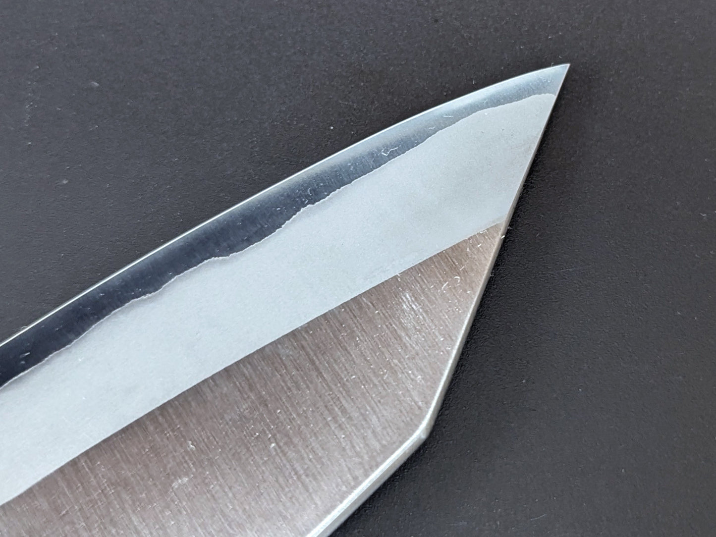 Sadamasa Stainless Clad Aogami #2 Migaki Kiritsuke Santoku 165mm