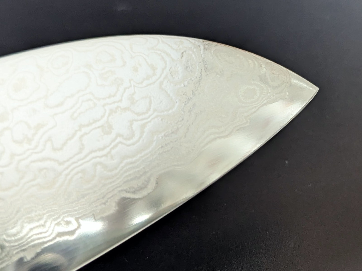 Yoshihiro ZA18 Damascus Santoku 180mm Premium Wood Sheath