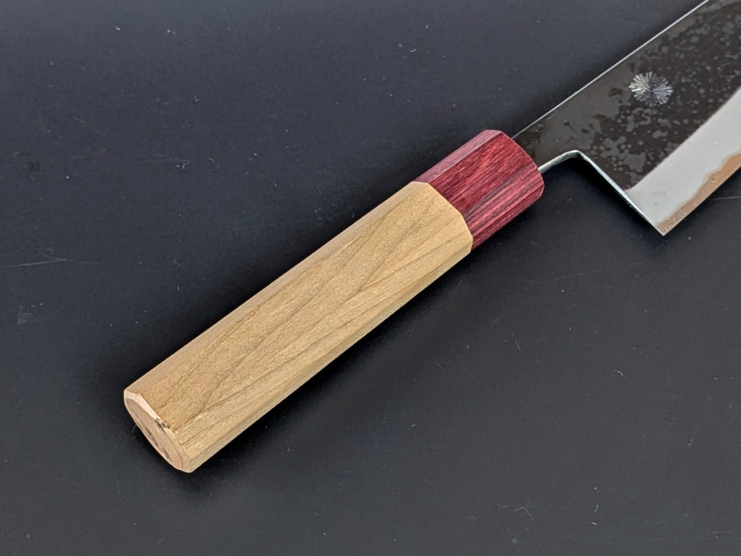 Yuuwa Aogami #2 Kurouchi Santoku 165mm (6.49in) Cherry Handle