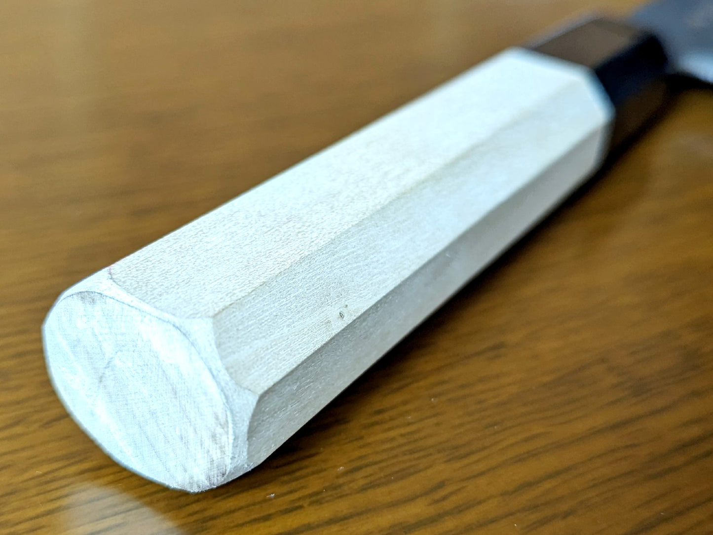 Enami Hamono Blue Steel #2 Kurouchi Santoku 160mm Magnolia Handle