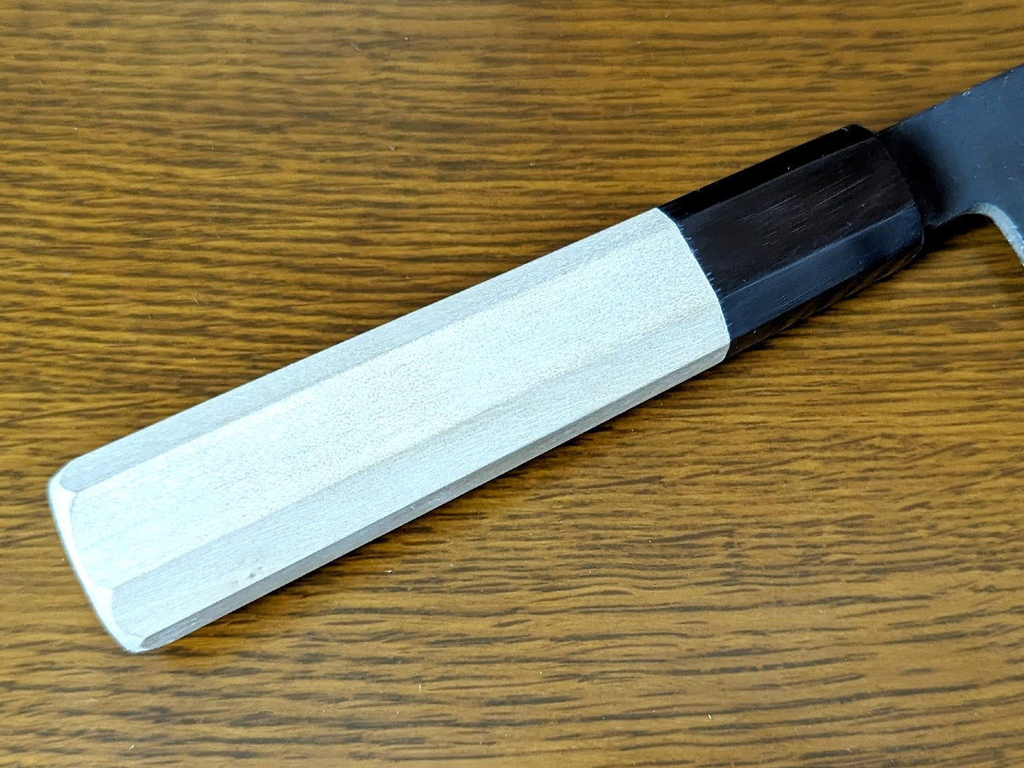 Enami Hamono Blue Steel #2 Kurouchi Santoku 160mm Magnolia Handle