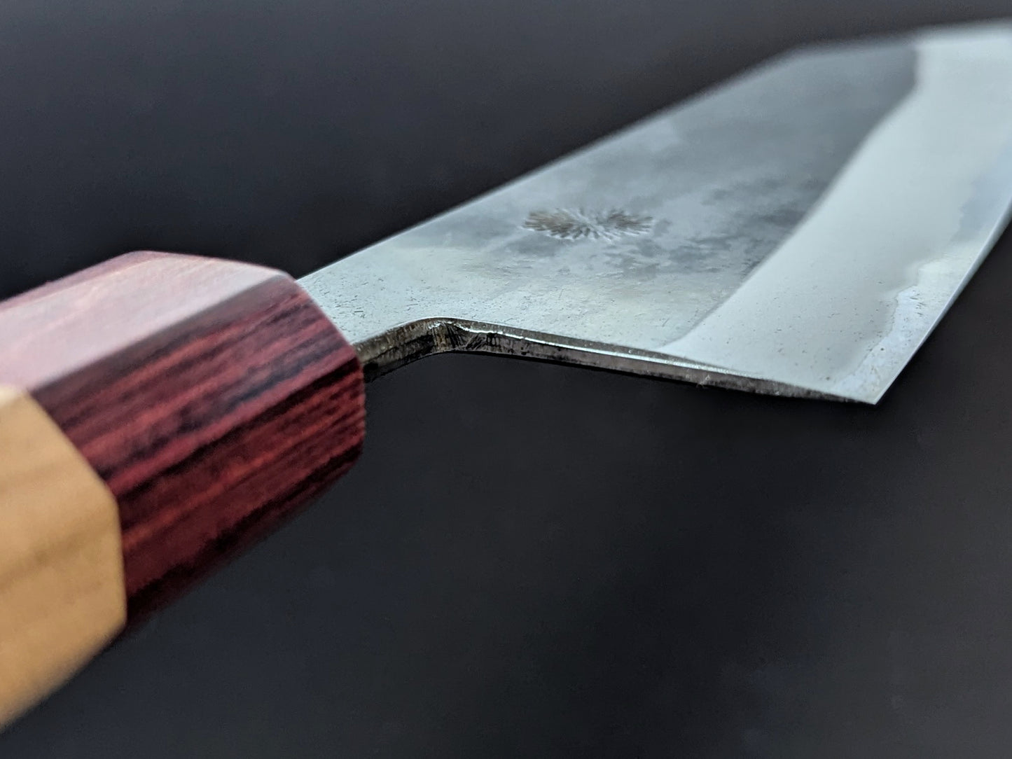 Yuuwa Aogami #2 Kurouchi Santoku 165mm (6.49in) Cherry Handle