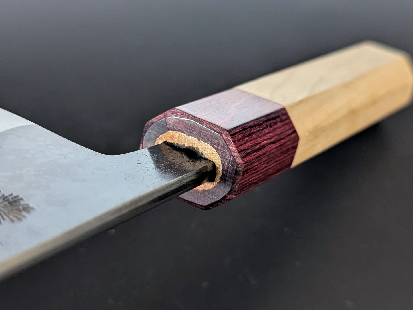 Yuuwa Aogami #2 Kurouchi Santoku 165mm (6.49in) Cherry Handle