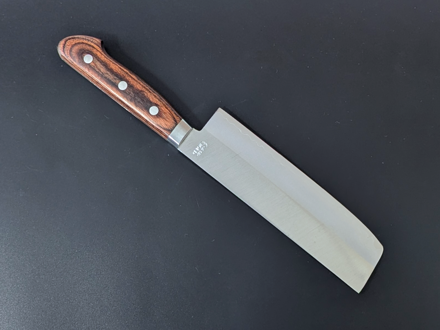 Yoshihiro VG1 Nakiri 160mm (6.29in) Mahogany Plywood Handle