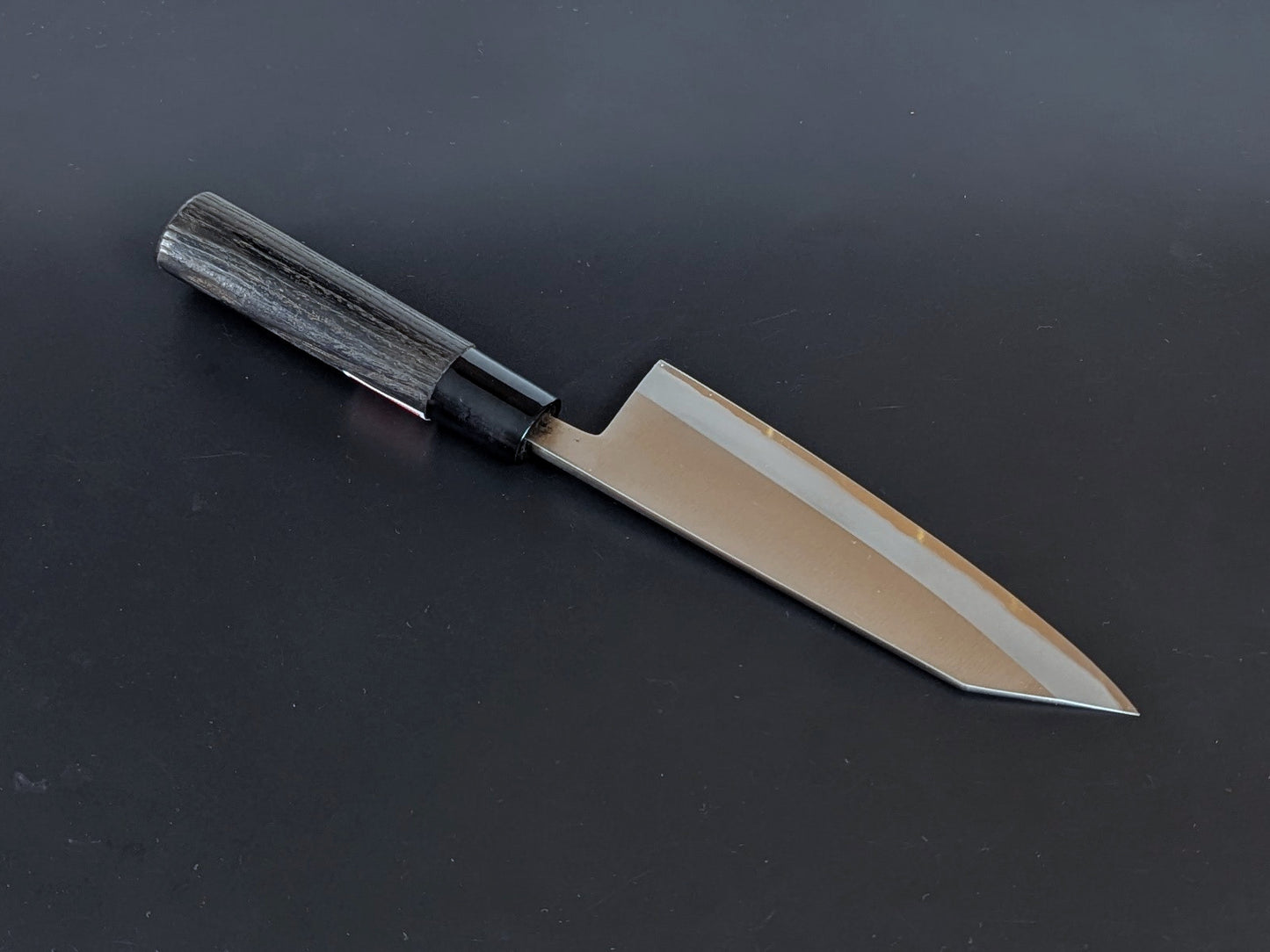 Sadamasa Stainless Clad Aogami #2 Migaki Kiritsuke Santoku 165mm