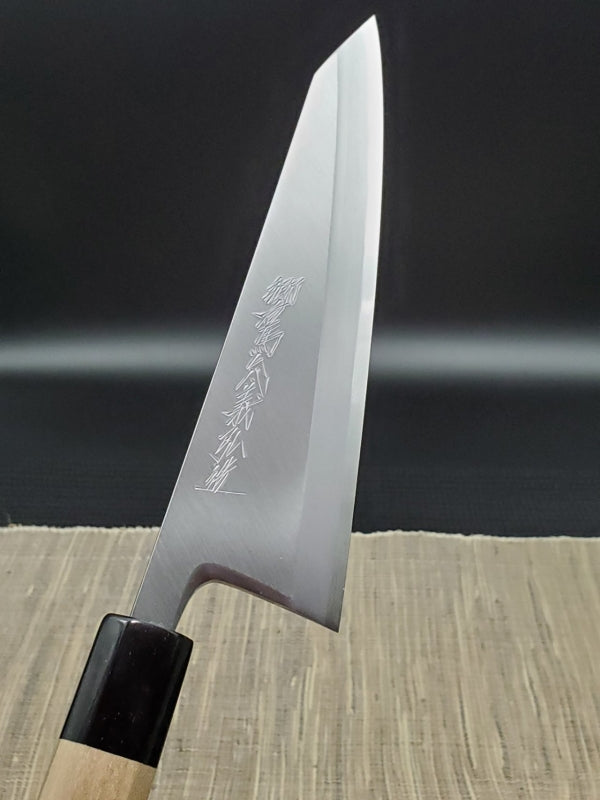 Goh Umanosuke Yoshihiro Shirogami #2 Garasaki (Boning) Knife Magnolia Handle