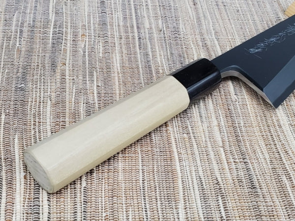 Goh Umanosuke Yoshihiro Shirogami #2 Garasaki (Boning) Knife Magnolia Handle