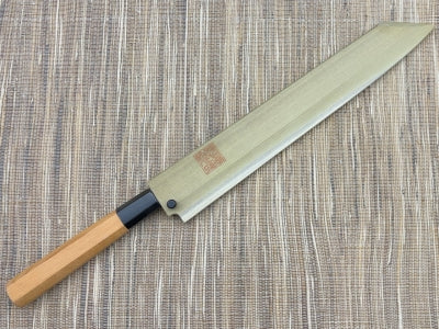 Goh Umanosuke Yoshihiro Blue Steel #1 Wave Pattern Yanagi Kiritsuke 270mm (10.6in)