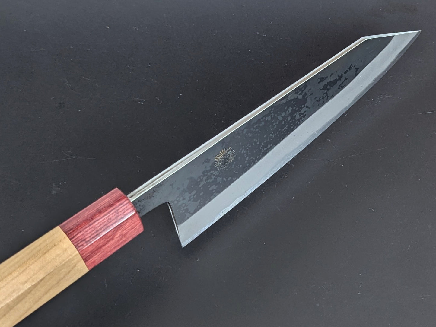 Yuuwa Aogami #2 Kurouchi Santoku 165mm (6.49in) Cherry Handle