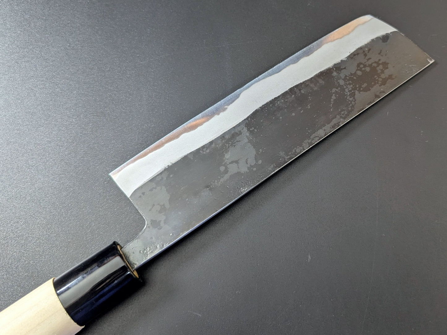 Sadamasa Aogami #2 Kurouchi Nakiri 165mm (6.49in)