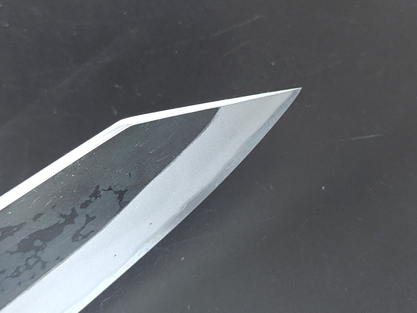 Yuuwa Aogami #2 Kurouchi Santoku 165mm (6.49in) Cherry Handle