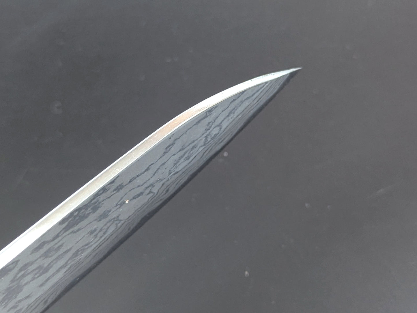 Sadamasa Damasco Aogami #2 Migaki Santoku 165mm
