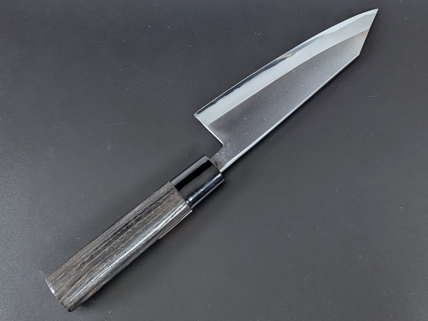 Sadamasa Stainless Clad Aogami #2 Migaki Kiritsuke Santoku 165mm