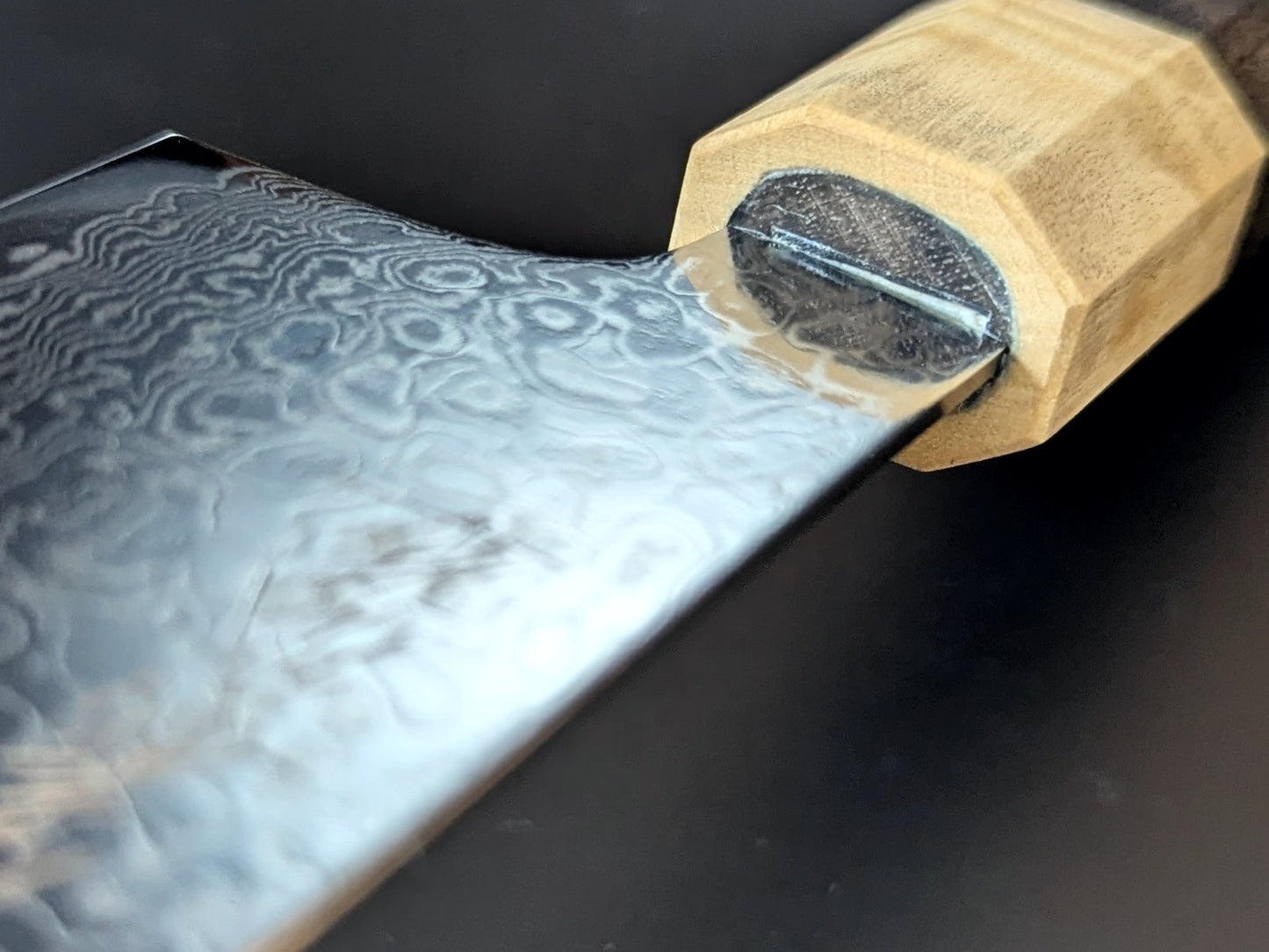 Yoshihiro ZA18 Damascus Santoku 180mm Premium Wood Sheath