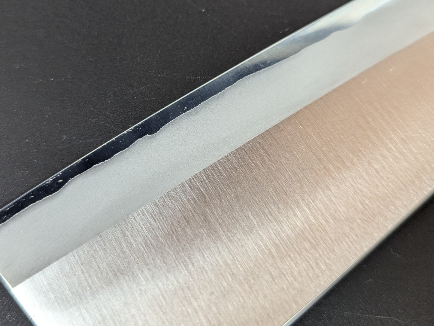 Sadamasa Stainless Clad Aogami #2 Migaki Kiritsuke Santoku 165mm