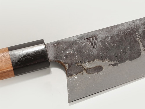 Asano Fusataro White Steel #1 Kurouchi Santoku 200mm (7.87in)