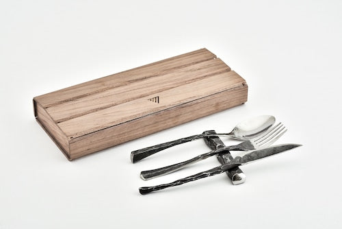 Asano Fusataro 2023 Cutlery Set (Folk, Spoon, Knife, Cutlery Rest)