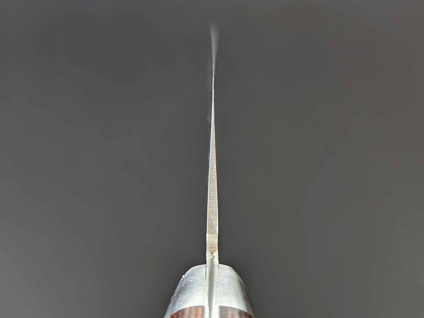 Yoshihiro VG10 Tsuchime Damascus Gyuto 210mm Mahogany Plywood Handle