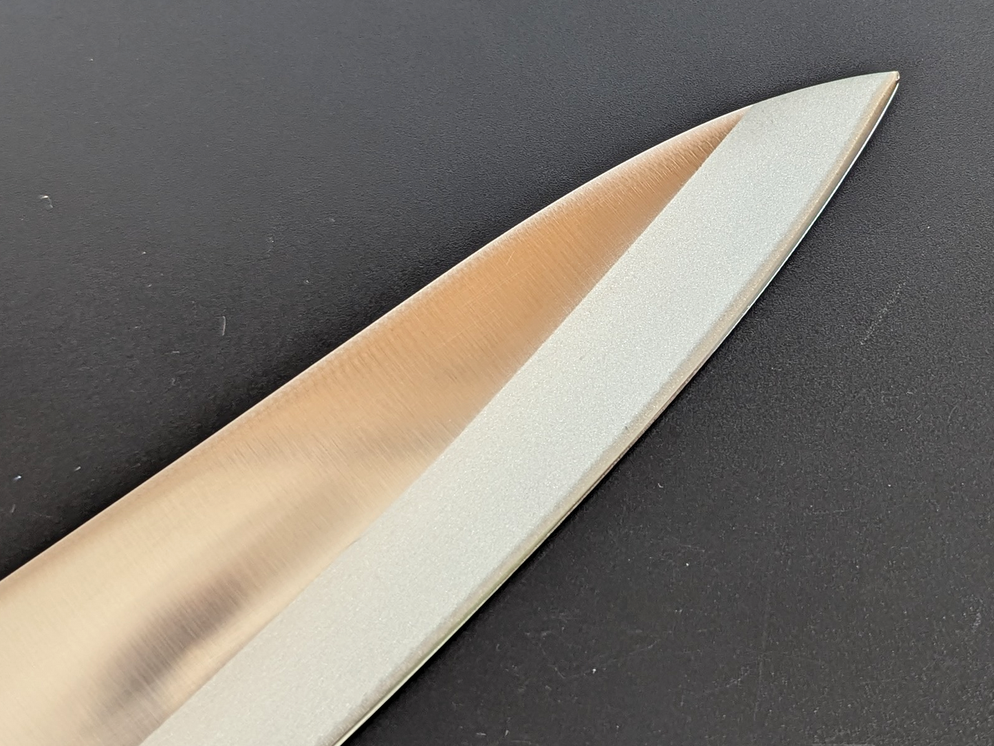 Inoguchi AUS8 Suji Gyuto 200mm Black Plywood Handle