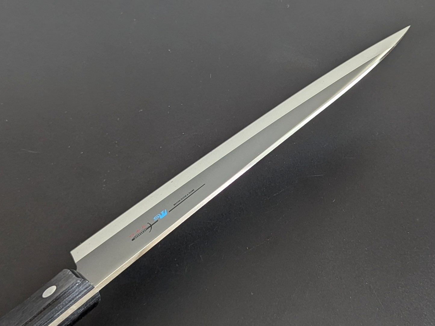 Inoguchi AUS8 Suji Gyuto 200mm Black Plywood Handle