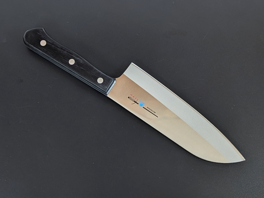 Inoguchi AUS8 Suji Santoku 170mm Black Plywood Handle