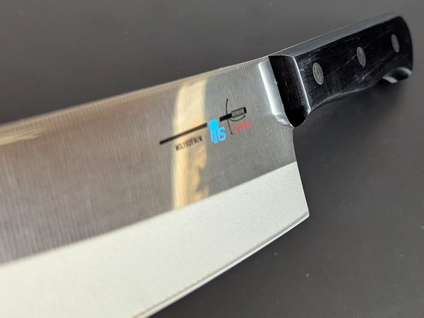 Inoguchi AUS8 Suji Santoku 170mm Black Plywood Handle
