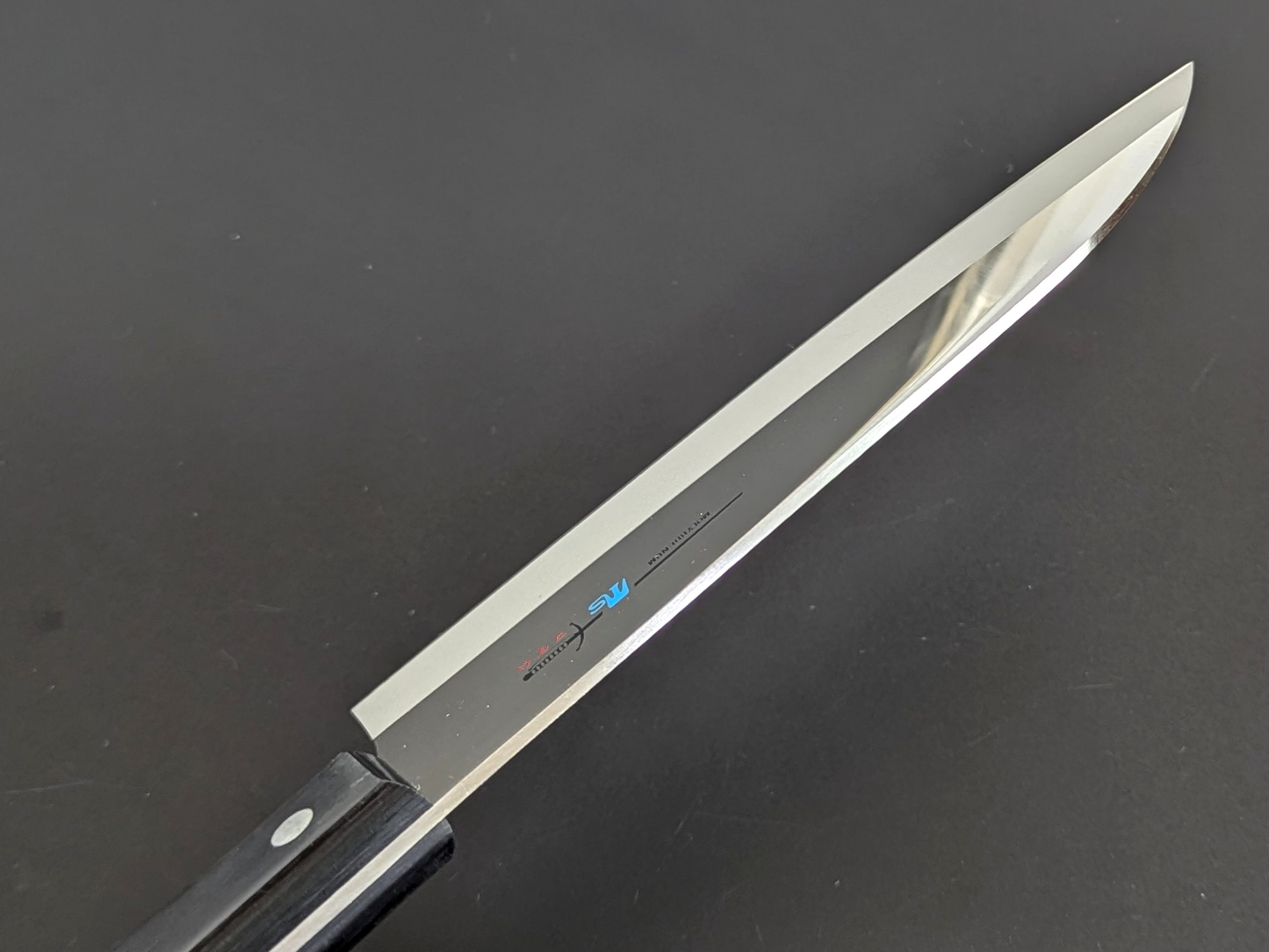Inoguchi AUS8 Suji Santoku 170mm Black Plywood Handle