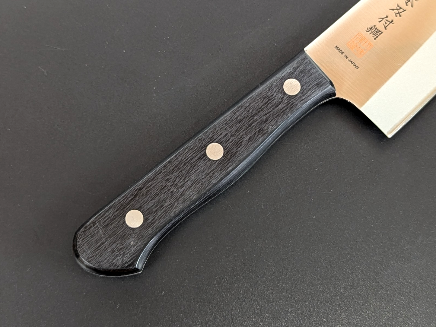 Inoguchi AUS8 Suji Santoku 170mm Black Plywood Handle