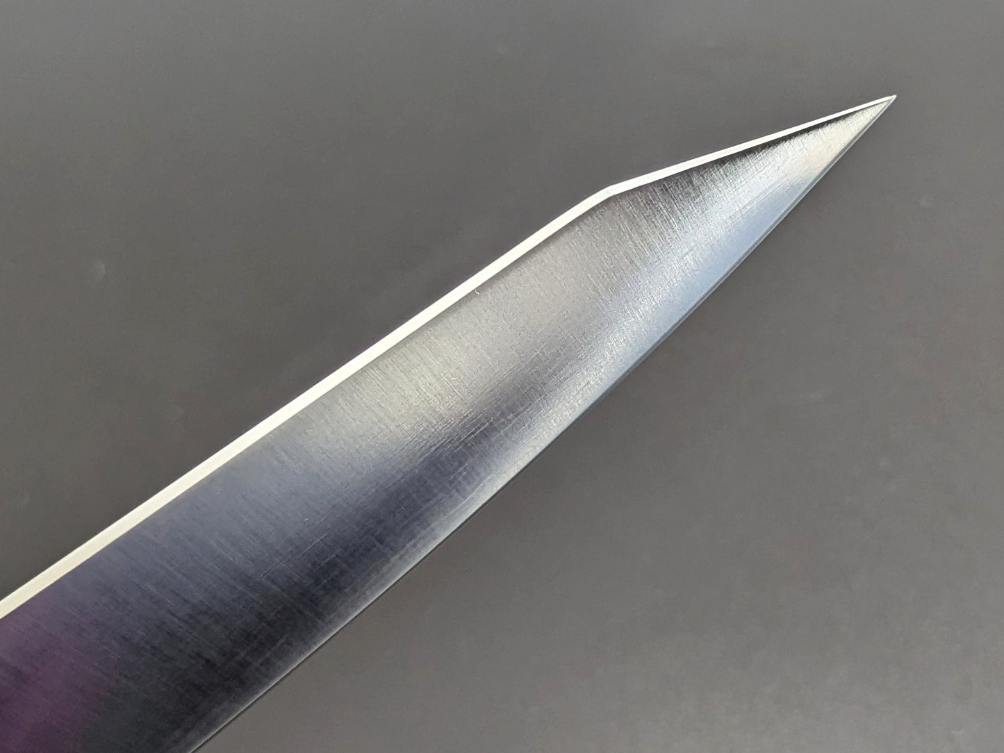 Inoguchi AUS8 Kiritsuke Santoku 210mm Wine Red Handle
