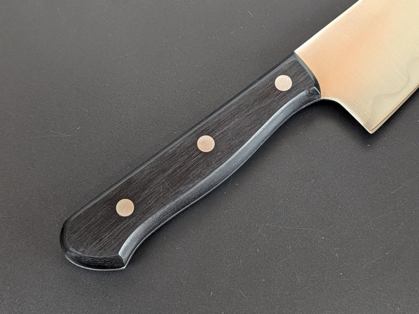 Inoguchi Ginsan Wave Gyuto Black Plywood Handle