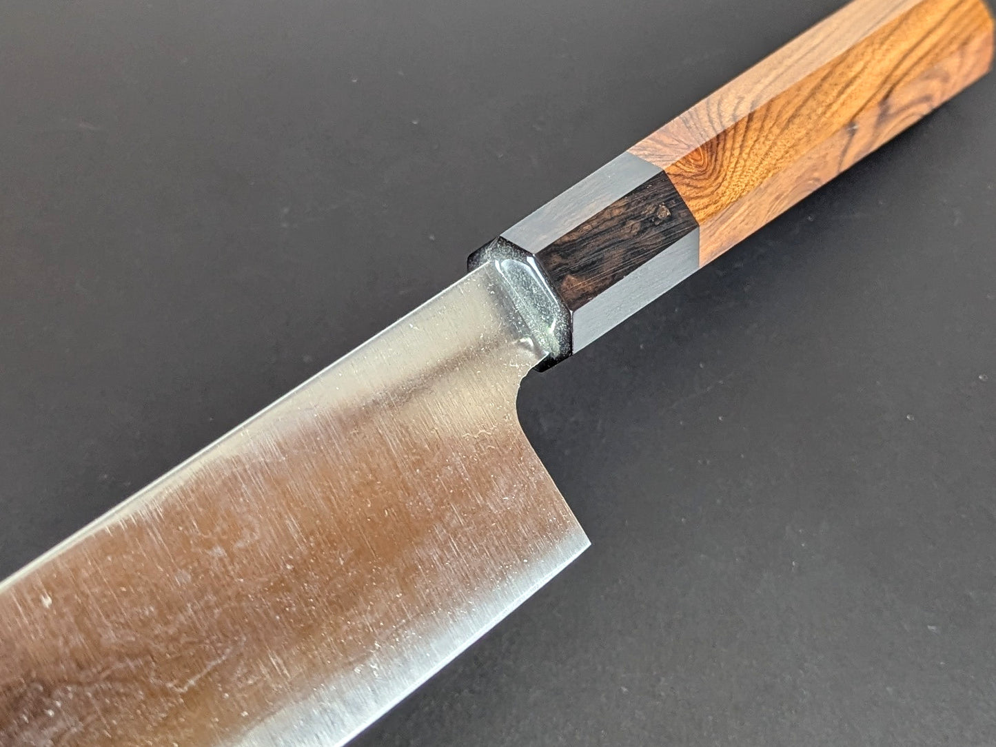 Suketada Kikuchi Tamahagane Santoku (Bunka) 170mm