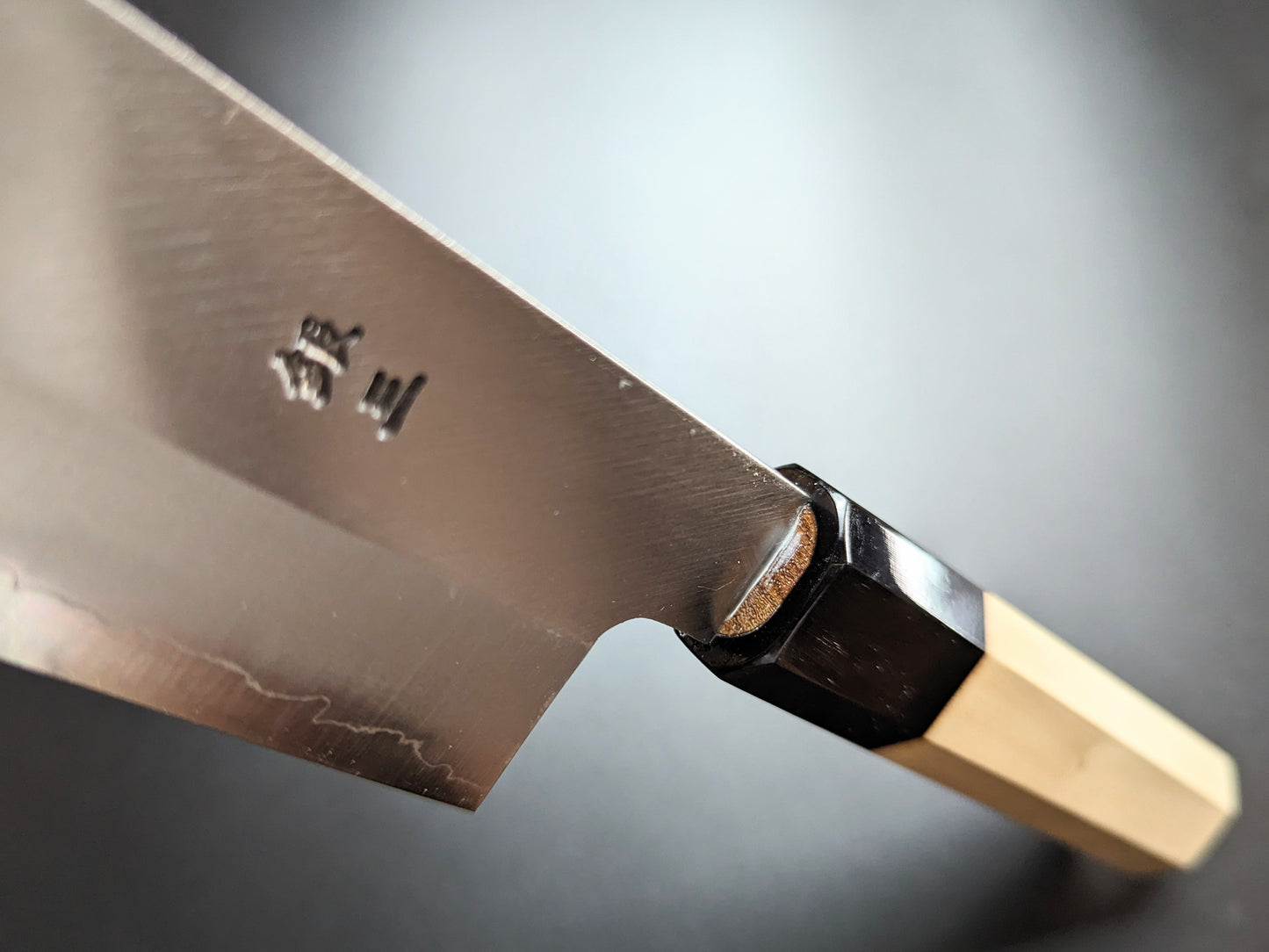 Yamatsuka Hamono Ginsan Stainless Steel Kasumi Santoku 180mm