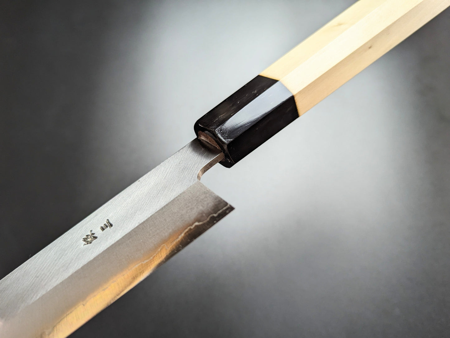 Yamatsuka Hamono Ginsan Stainless Steel Kasumi Santoku 180mm