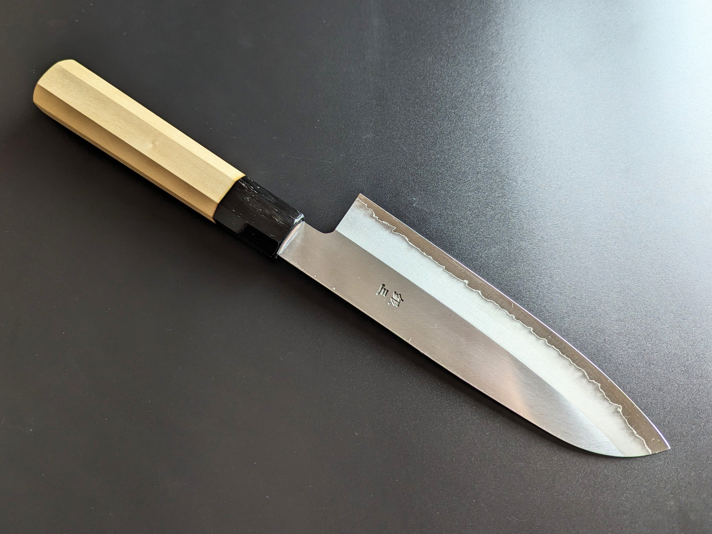Yamatsuka Hamono Ginsan Stainless Steel Kasumi Santoku 180mm