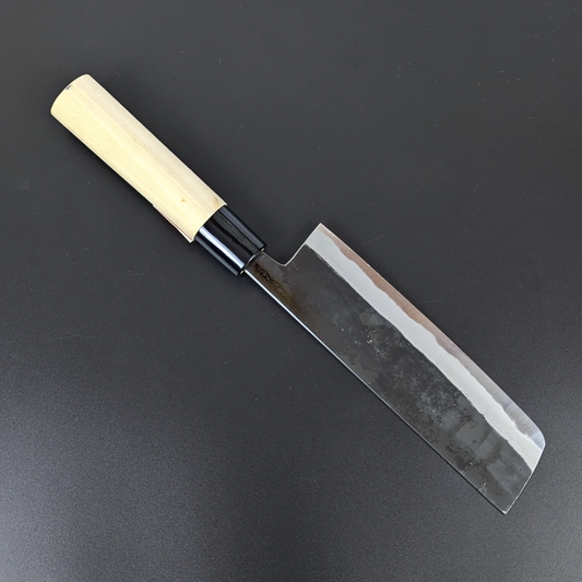 Sadamasa Aogami #2 Kurouchi Nakiri 165mm (6.49in)