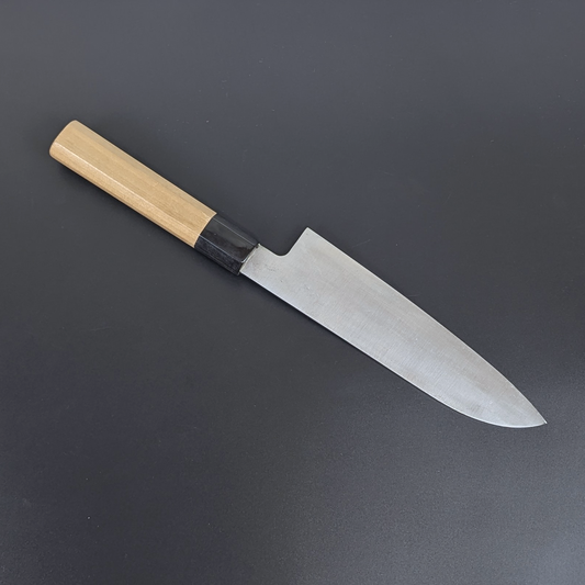 Yamamoto Sukenaga Tamahagane Santoku 185mm No Engraving Magnolia Handle