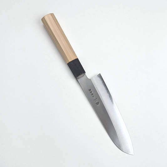 Yamatsuka Hamono Ginsan Edelstahl Kasumi Santoku 180mm