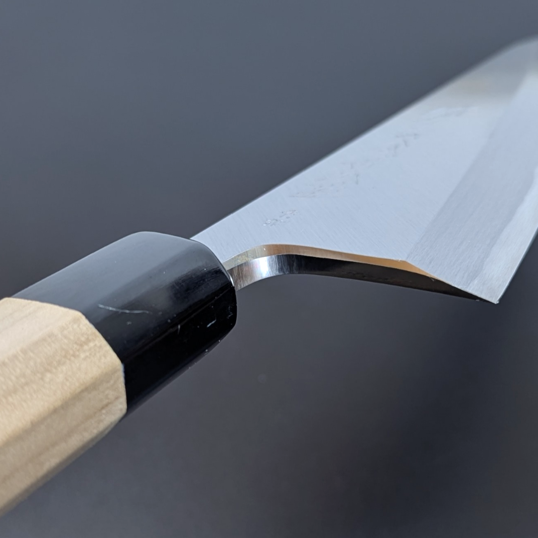 Goh Umanosuke Yoshihiro Aogami #2 Garasaki (Boning Knife) Magnolia Handle & Sheath