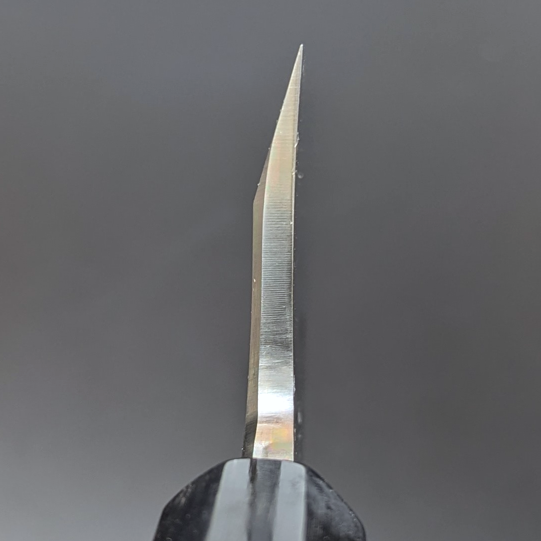 Goh Umanosuke Yoshihiro Shirogami#2 Garasaki (Boning Knife) Magnolia Handle & Sheath