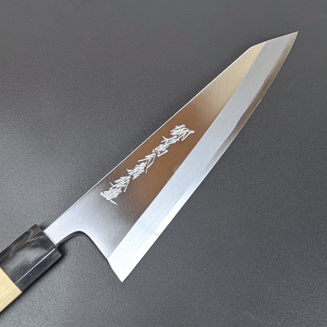 Goh Umanosuke Yoshihiro Shirogami#2 Garasaki (Boning Knife) Magnolia Handle & Sheath