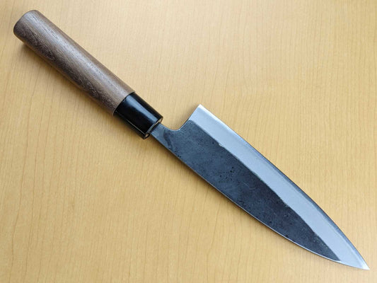 Muneishi Stainless Steel Kurouchi Japanese Santoku 165mm (6.5in)