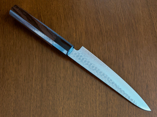 Yoshihiro VG10 Hammered Damasucus - Pistola japonesa Petty de 150 mm (5,9 pulgadas)