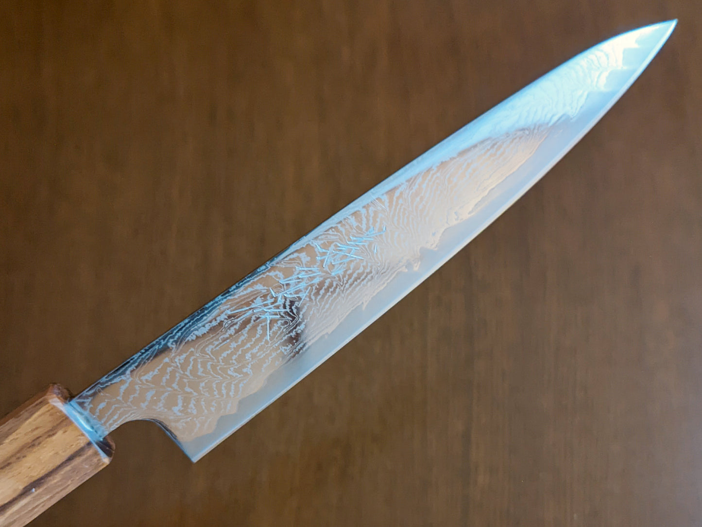 Yoshihiro AUS10 Suminagashi-Finish Japonés Petty 135 mm (5,3 pulgadas)