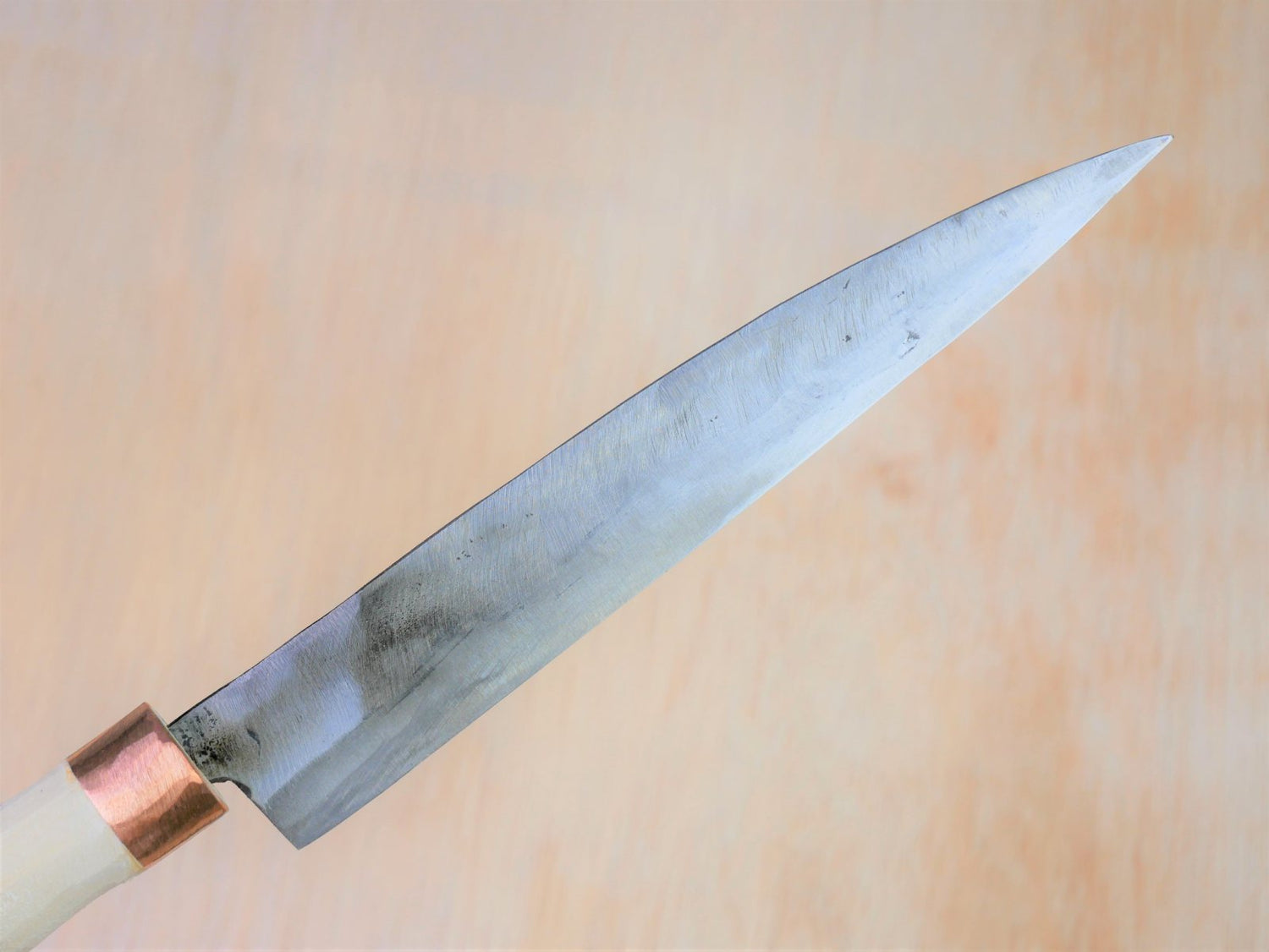 Blade of 180mm Shirogami No.3 Yanagiba made by Tsutomu Takahashi
