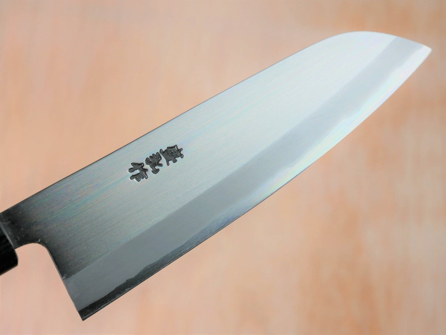 Blade of 165mm Aogami No.2 special Santoku made by Yasuaki Taira