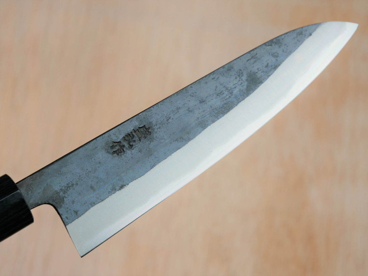 Blade of 180mm Aogami No.2 Kurouchi Gyuto made by Yasuaki Taira
