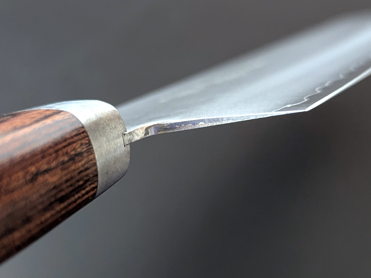 Yoshihiro VG1 Nakiri, 160 mm (6,29 Zoll), Griff aus Mahagoni-Sperrholz