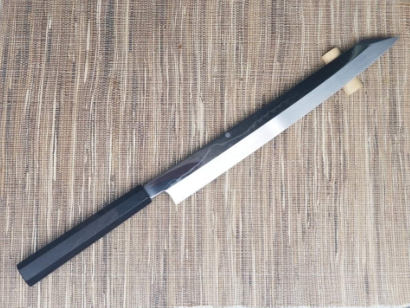 Goh Umanosuke Yoshihiro Shirogami #2 Mizu Honyaki Mt.Fuji & Moon Yanag ...