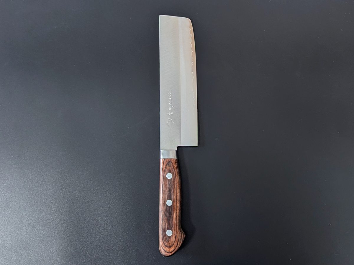 Yoshihiro VG1 Nakiri, 160 mm (6,29 Zoll), Griff aus Mahagoni-Sperrholz
